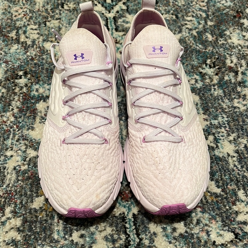 Pink with purple accents
